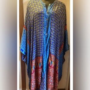 Kantha Bae Bowie romper pants jumpsuit flowy silk free size boho 0-24 OOAK